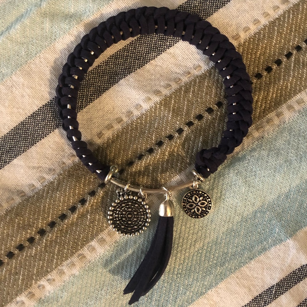 Premier Designs Navy Charm Bracelet